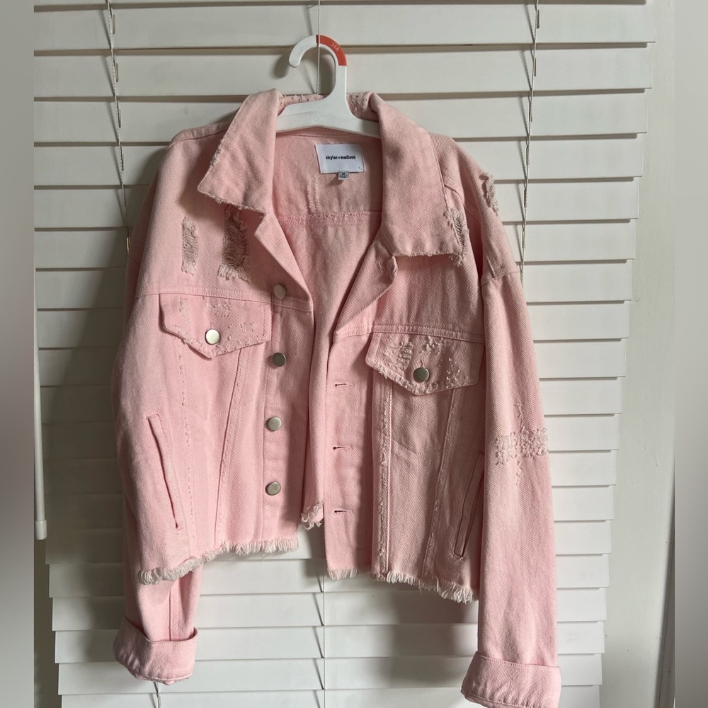 Skylar and madison jean jacket